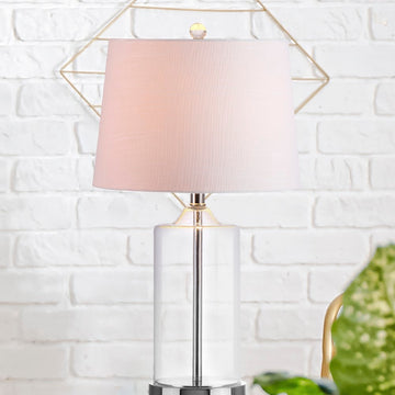Walsh 25" Glass LED Table Lamp - JONATHAN Y